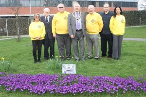 Rotary Club Bulb Planting with Town Mayor